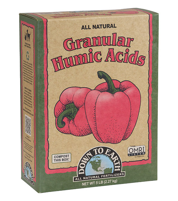 Down To Earth GRANULAR HUMIC ACIDS, 5lb, OMRI