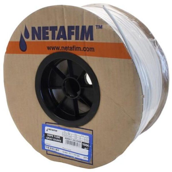 Netafim Super Flex UV White Polyethylene Tubing, 5 mm - 1000 Feet