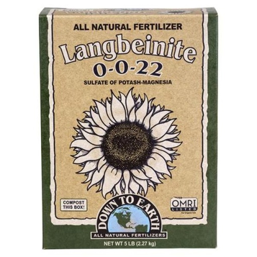 [HGC723732] Down To Earth Langbeinite (Sul-Po-Mag) - 5 lb