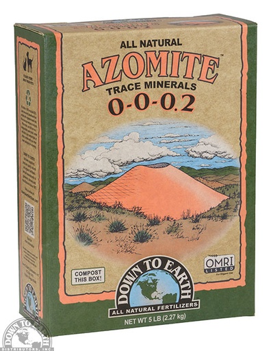 [7851] Down To Earth, AZOMITE 0-0-0.2 SR Powder, 5Lb
