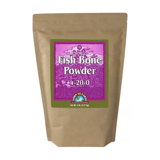 [DTEFBP] Down to Earth, FISH BONE POWDER 1lb, 4-20-0